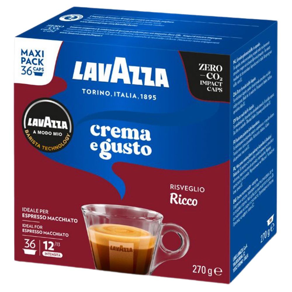 מארז 36 קפס' Lavazza A Modo Mio Ricco