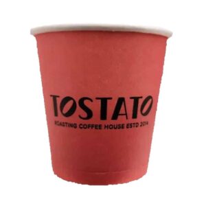כוס נייר - 4OZ - קרטון 1000 יח' ממותג TOSTATO