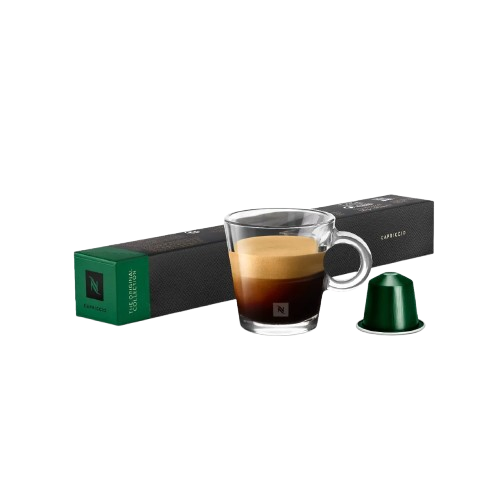 שרוול 10 קפס' מקוריות Nespresso CAPRICCIO ירוק