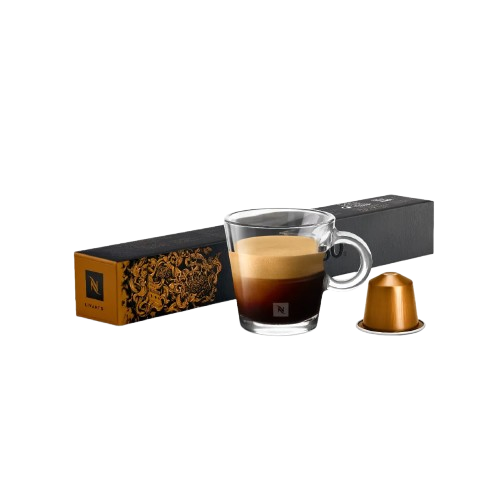 שרוול 10 קפס' מקוריות Nespresso LIVANTO כתום