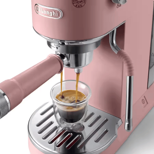מכונת אספרסו ידנית דלונגי Dedica Duo EC890.PK ורוד – DeLonghi – תמונה 6