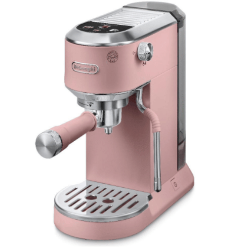 מכונת אספרסו ידנית דלונגי Dedica Duo EC890.PK ורוד – DeLonghi