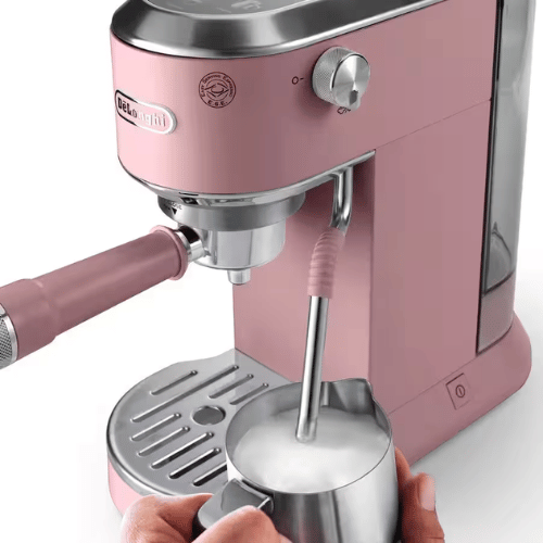 מכונת אספרסו ידנית דלונגי Dedica Duo EC890.PK ורוד – DeLonghi – תמונה 7