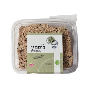 קרקר כוסמין איש של לחם 150 גרם באריזה שקופה