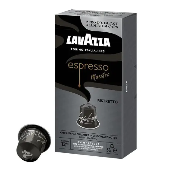 קסטה 10 קפס אלומניום Lavazza Espresso Maestro Ristretto