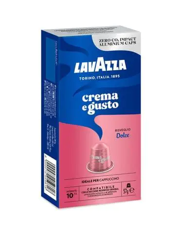 קסטה 10 קפס לוואצה קרמה גוסטו לנספרסו LAVAZZA CREMA A GUSTO