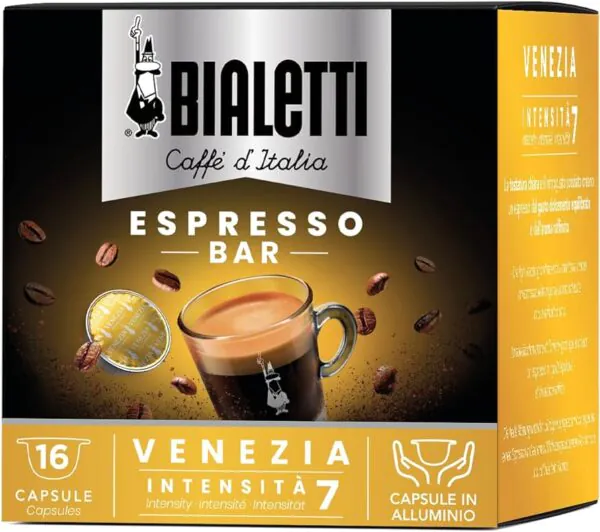 מארז 16 קפסולות ביאליטי אספרסו בר ויניציה Bialetti Venezia