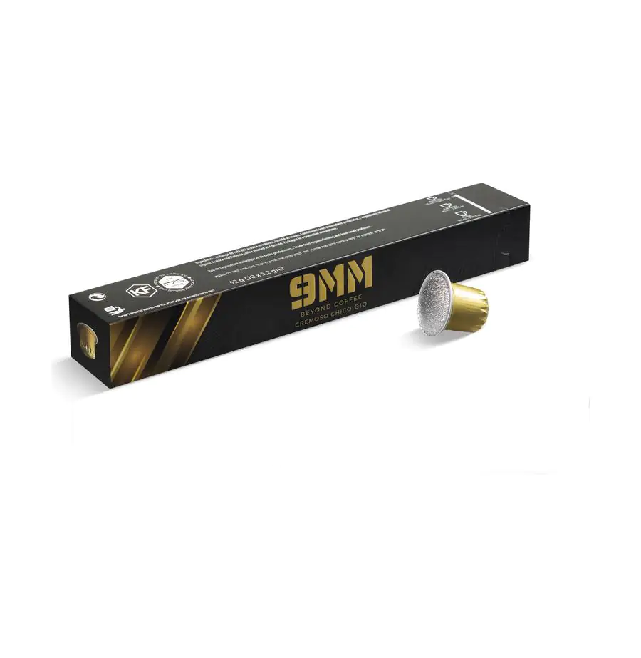 שרוול 10 קפס'  - 9mm Cremoso Chico BIO – זהב